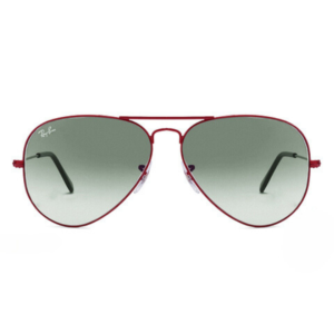 Red Full Rim Aviator Sunglasses Ray Ban