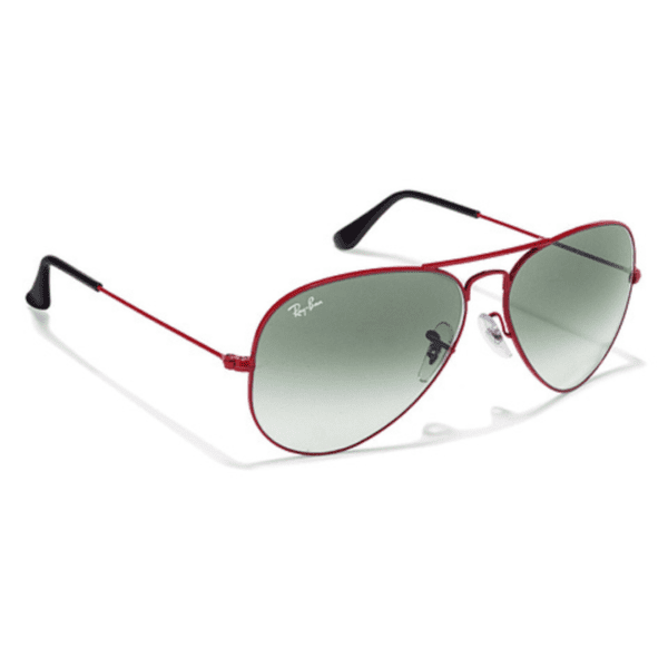 Red Full Rim Aviator Sunglasses Ray Ban