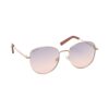 Smoke Gradient Round Rimmed Sunglasses M255BU2V - Image 3