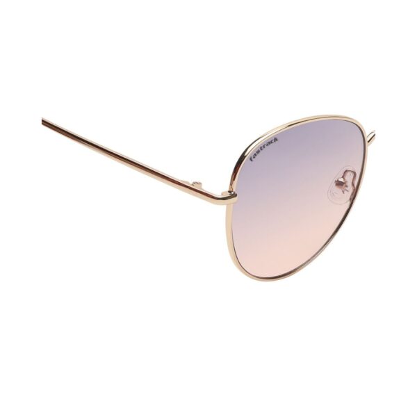 Smoke Gradient Round Rimmed Sunglasses M255BU2V - Image 6