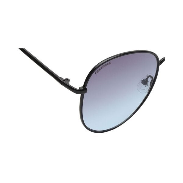 Blue Round Rimmed Sunglasses M255BU3 - Image 6