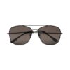 Black Square Rimmed Sunglasses M254BK1V - Image 7