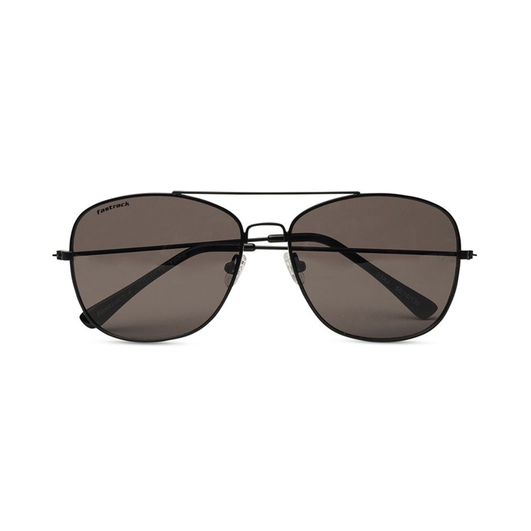 Fastrack Pilot Sunglasses Black Frame Brown Lens (Product Code- P358BK2V) |  Clinqon India