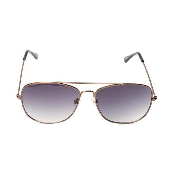 Smoke Gradient Square Rimmed Sunglasses M254BK4V