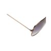 Smoke Gradient Square Rimmed Sunglasses M254BK4V - Image 6