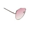 Pink Round Rimmed Sunglasses M255PK6V - Image 6