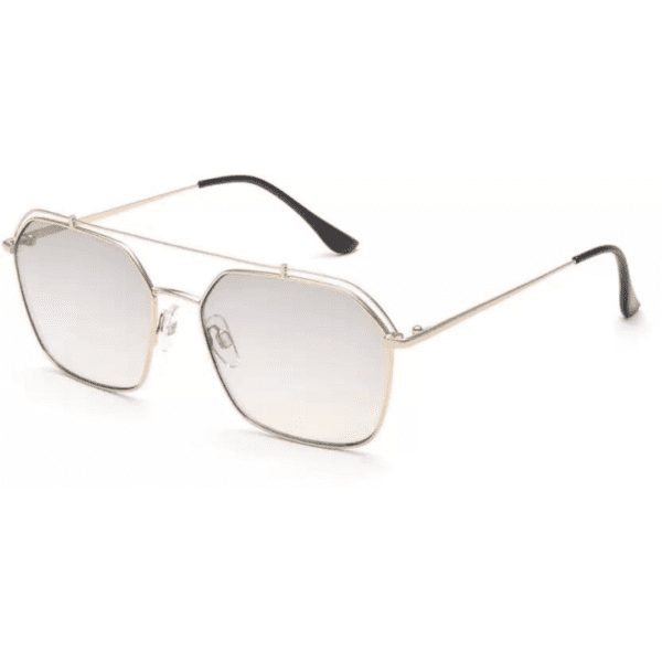 Light Gold Rectangle Sunglasses 2613 IDEE - Image 6