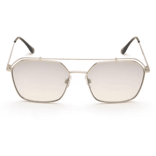 Light Gold Rectangle Sunglasses 2613 IDEE