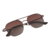 Brown Hexagonal Polarized Sunglasses 2924 IDEE - Image 7