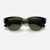 Black On Gold Mega Clubmaster Sunglasses RB0316S Ray Ban