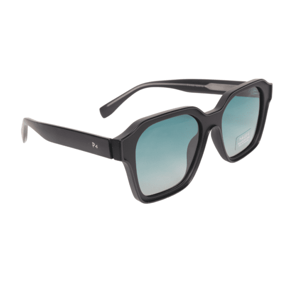 Matte Black Square Polarized Sunglasses PA108 C1 Page 4