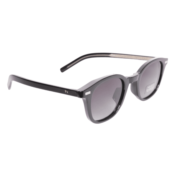 Black Round Polarized Sunglasses PA112 C1 Page 4
