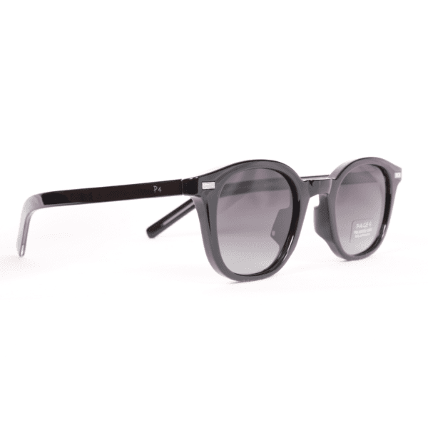 Black Round Polarized Sunglasses PA112 C1 Page 4