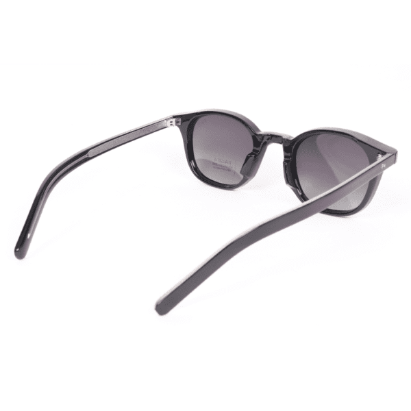 Black Round Polarized Sunglasses PA112 C1 Page 4