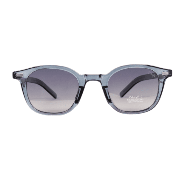 Grey Round Polarized Sunglasses PA112 C2 Page 4