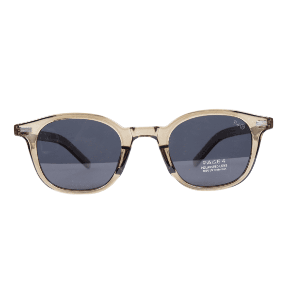 Green Round Polarized Sunglasses PA112 C4 Page 4