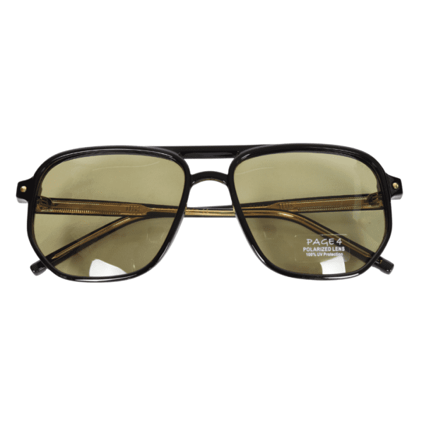 Yellow Square Polarized Sunglasses PA116 C1 Page 4