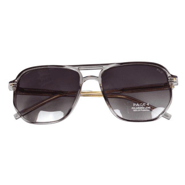 Grey Square Polarized Sunglasses PA116 C4 Page 4