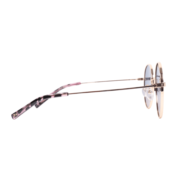 Gold Round Polarized Sunglasses PA120 C4 Page 4