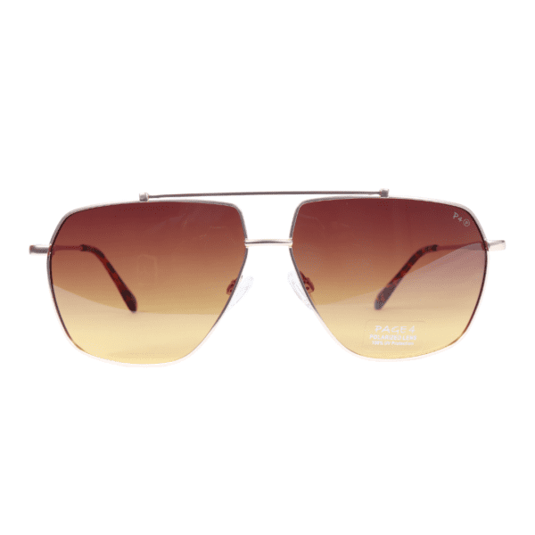 Gold Aviator Polarized Sunglasses PA47 C1 Page 4