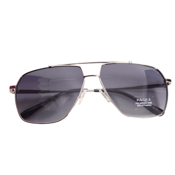 Grey Aviator Polarized Sunglasses PA47 C3 Page 4
