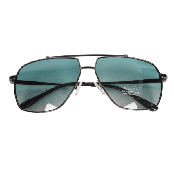 Gunmetal Aviator Polarized Sunglasses PA47 C4 Page 4