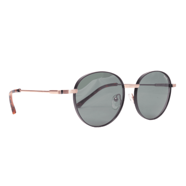 Matte Black Round Polarized Sunglasses PA83 C2 Page 4