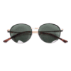 Matte Black Round Polarized Sunglasses PA83 C2 Page 4