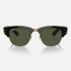 Black On Gold Mega Clubmaster Sunglasses RB0316S Ray Ban