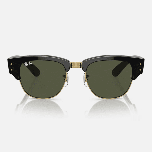 Black On Gold Mega Clubmaster Sunglasses RB0316S Ray Ban