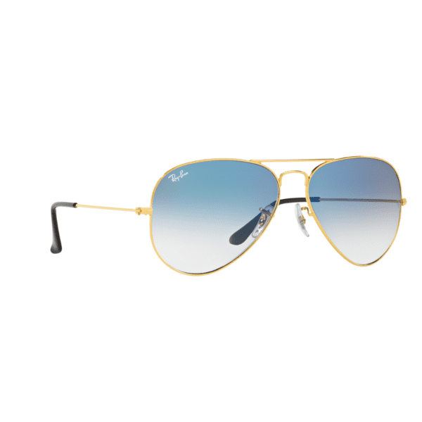 Blue Gradient Aviator Sunglasses RB3025 001/3F Ray Ban