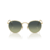 Green Round Metal Sunglasses RB3447 001/BH Ray Ban