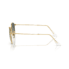 Green Round Metal Sunglasses RB3447 001/BH Ray Ban