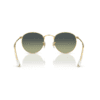 Green Round Metal Sunglasses RB3447 001/BH Ray Ban