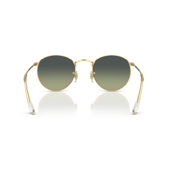Green Round Metal Sunglasses RB3447 001/BH Ray Ban