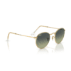 Green Round Metal Sunglasses RB3447 001/BH Ray Ban