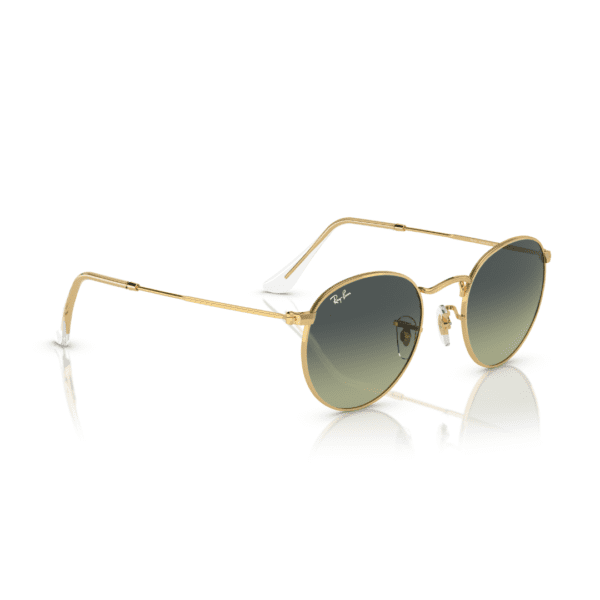 Green Round Metal Sunglasses RB3447 001/BH Ray Ban