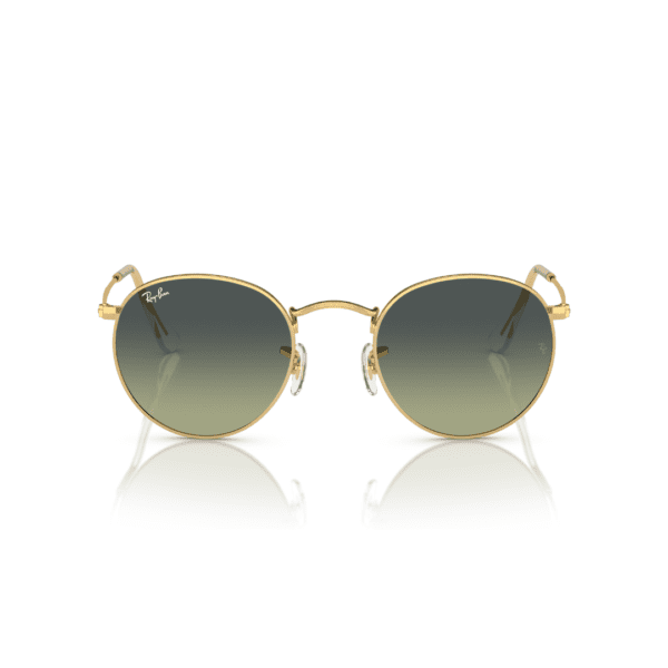 Green Round Metal Sunglasses RB3447 001/BH Ray Ban