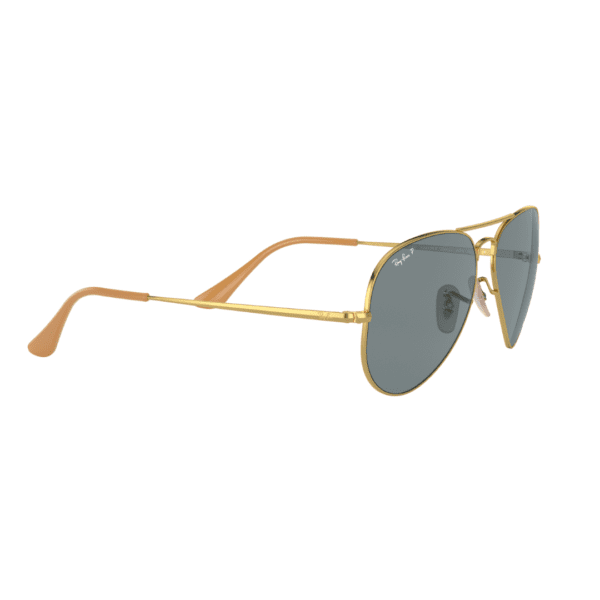 Blue Polarized Aviator Sunglasses RB3689 Ray Ban