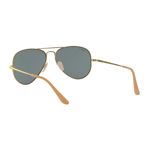 Blue Polarized Aviator Sunglasses RB3689 Ray Ban