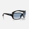 Black Square Sunglasses RB4068 601/3F Ray Ban